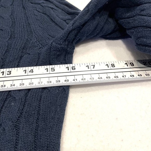 Banana Republic Womens Cable Knit Sweater S Small Shoulder Button Rabbit Hair - Picture 6 of 8